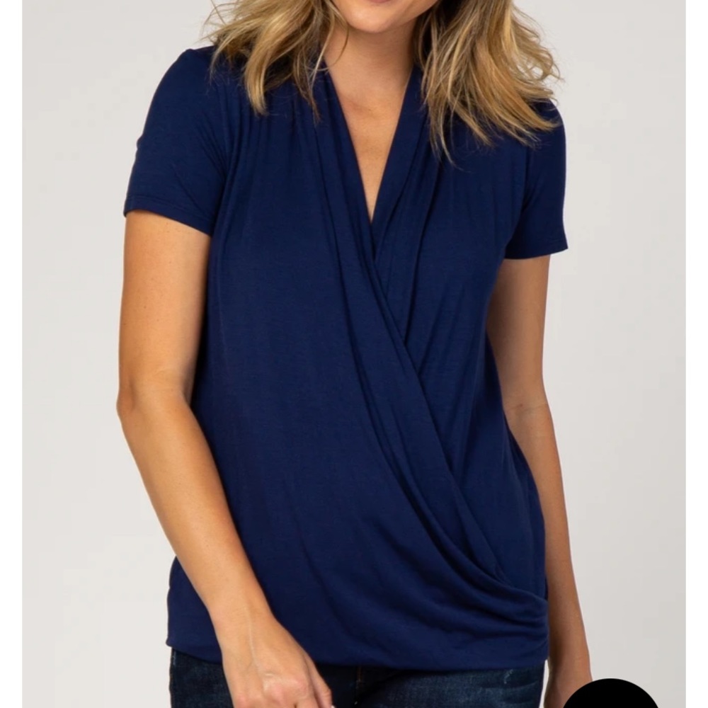 Lot of 4 Pinkblush maternity/nursing wrap tops.